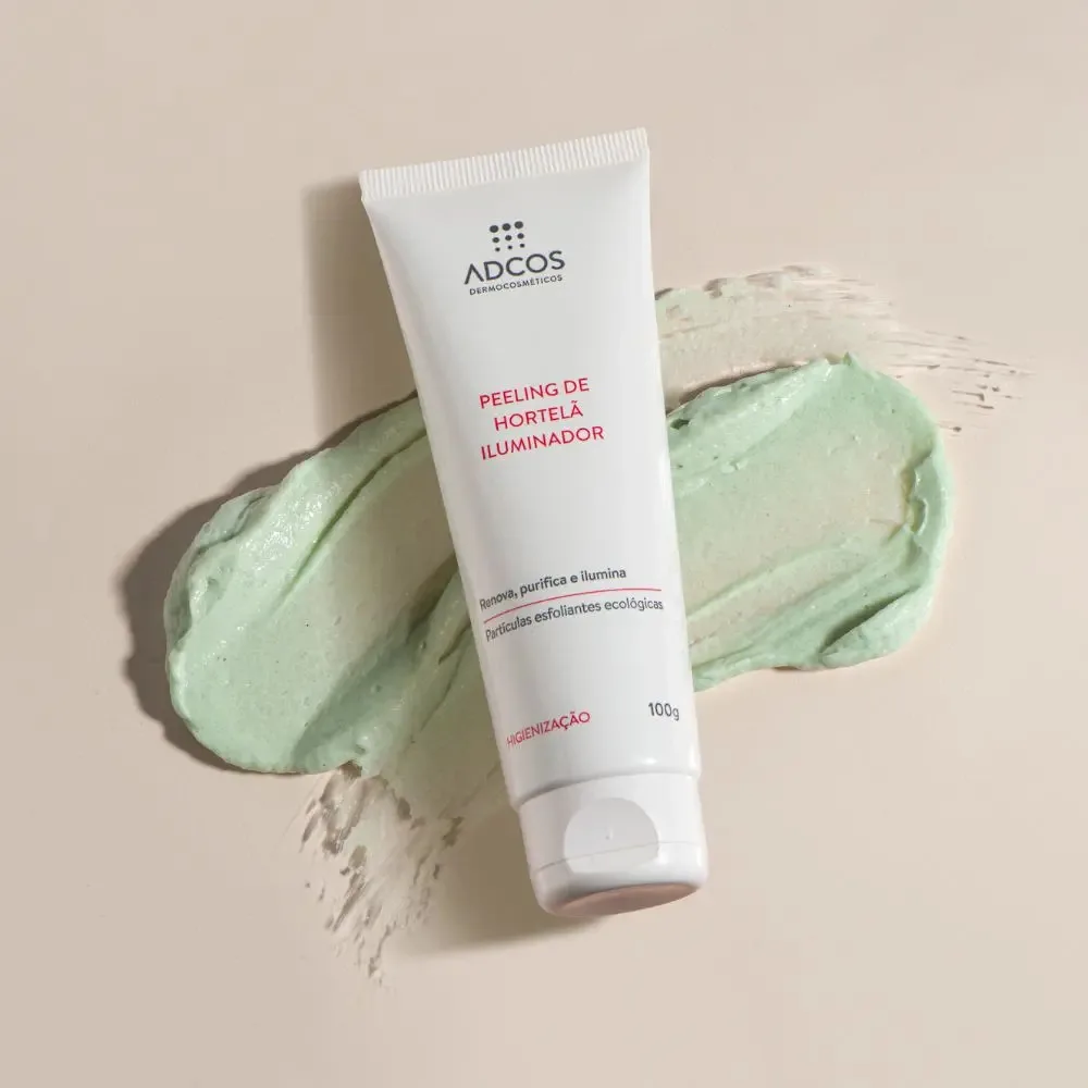 Adcos Peeling De Hortelã Iluminador - Esfoliante 100g Tipo de pele Acneica