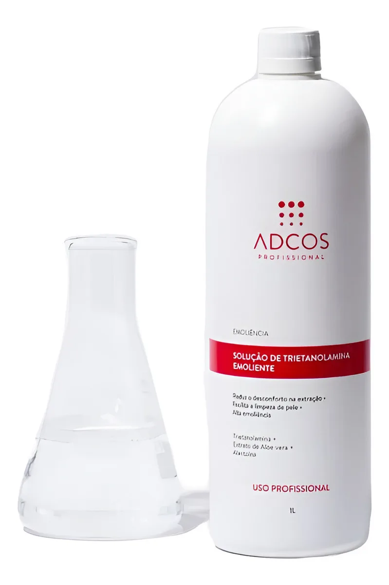 Solução De Trietanolamina Emoliente 1 Litro Adcos Tipo De Pele Todas
