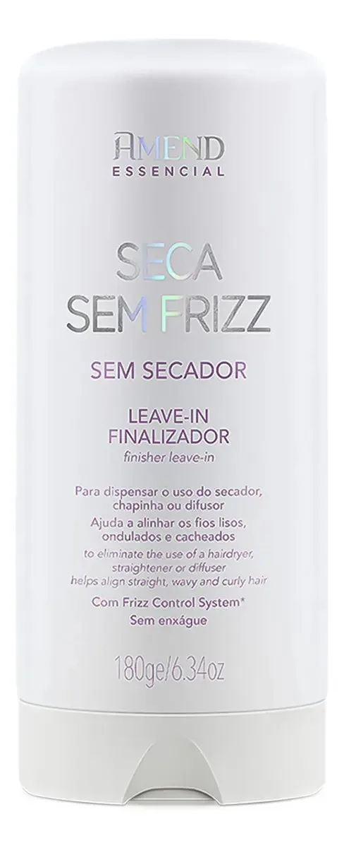 Kit Amend Acidificante Equilíbrio E Leave-in Seca Sem Frizz
