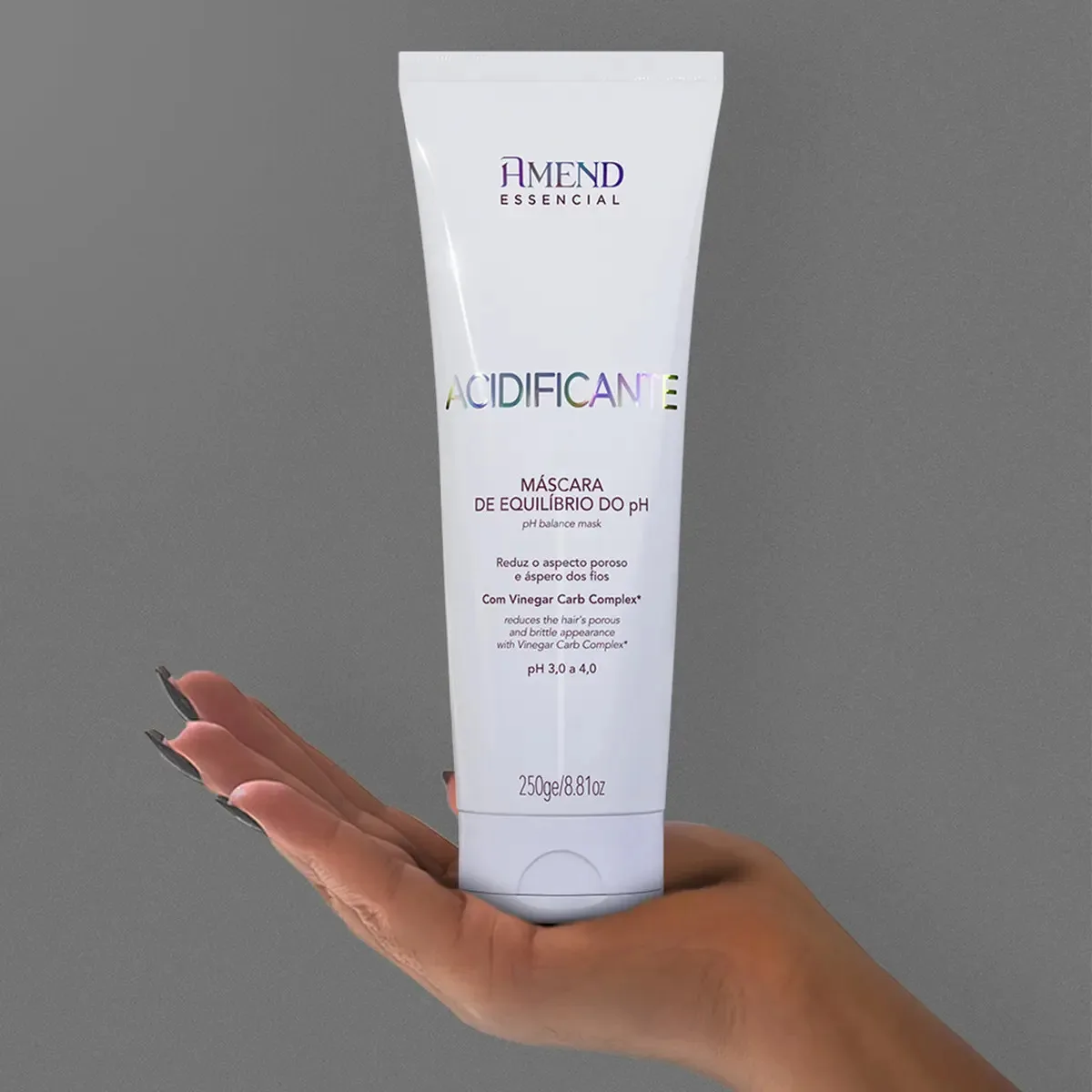 Kit Amend Acidificante Equilíbrio E Leave-in Seca Sem Frizz