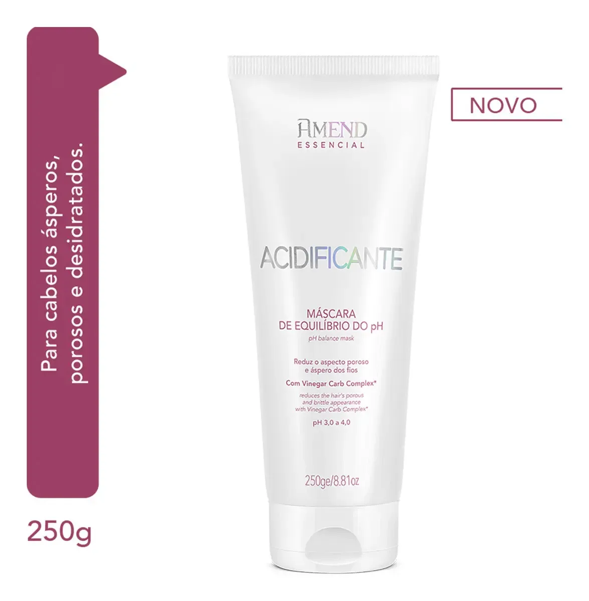 Kit Amend Acidificante Equilíbrio E Leave-in Seca Sem Frizz