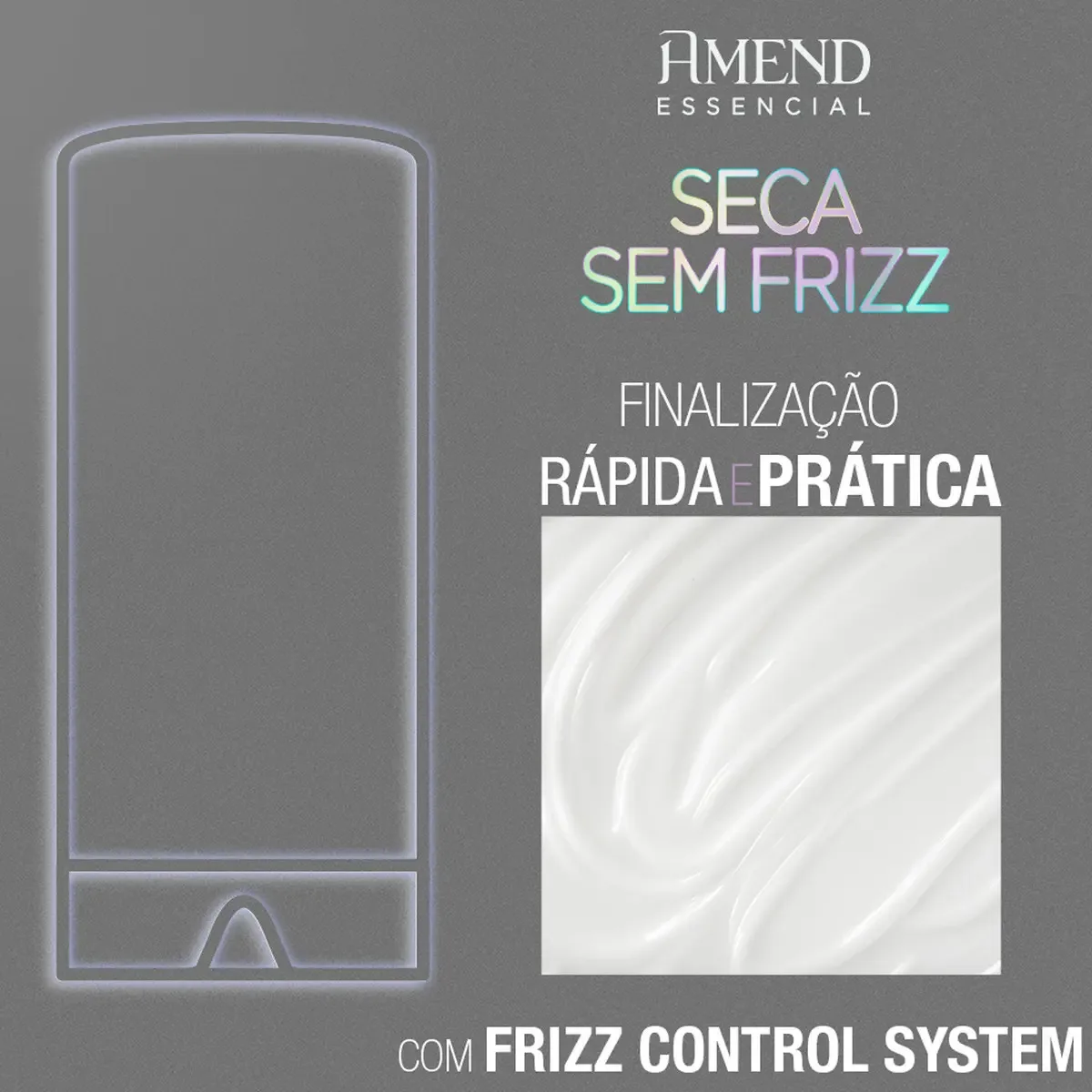 Kit Amend Acidificante Equilíbrio E Leave-in Seca Sem Frizz