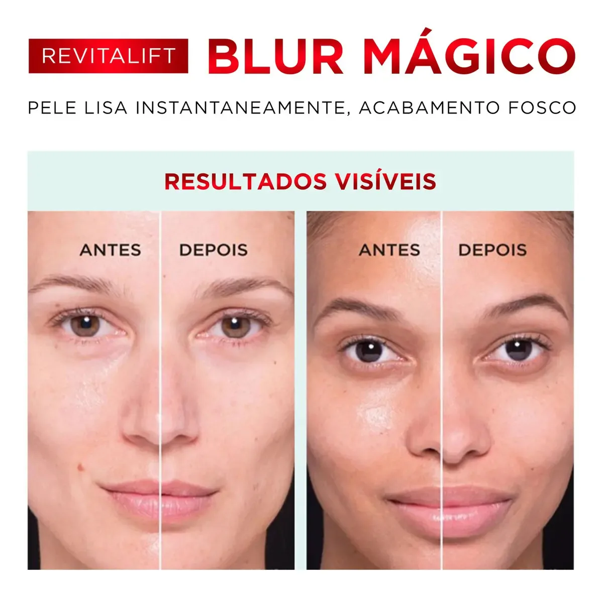 Primer Facial Efeito Blur Matte, Revitalift Blur Mágico L'Oréal Paris, 27g