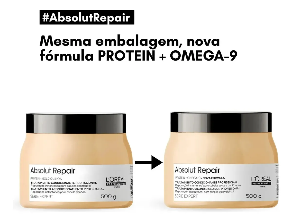 L'Oréal Professionnel Gold Quinoa Reparación Absoluta 500g