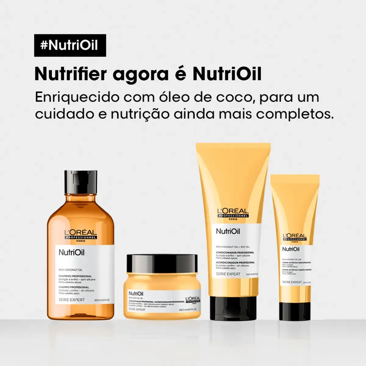 Nutrioil Creme Nutritivo Termoprotetor Leave-In 150ml - Série Expert | L'oréal Professionnel