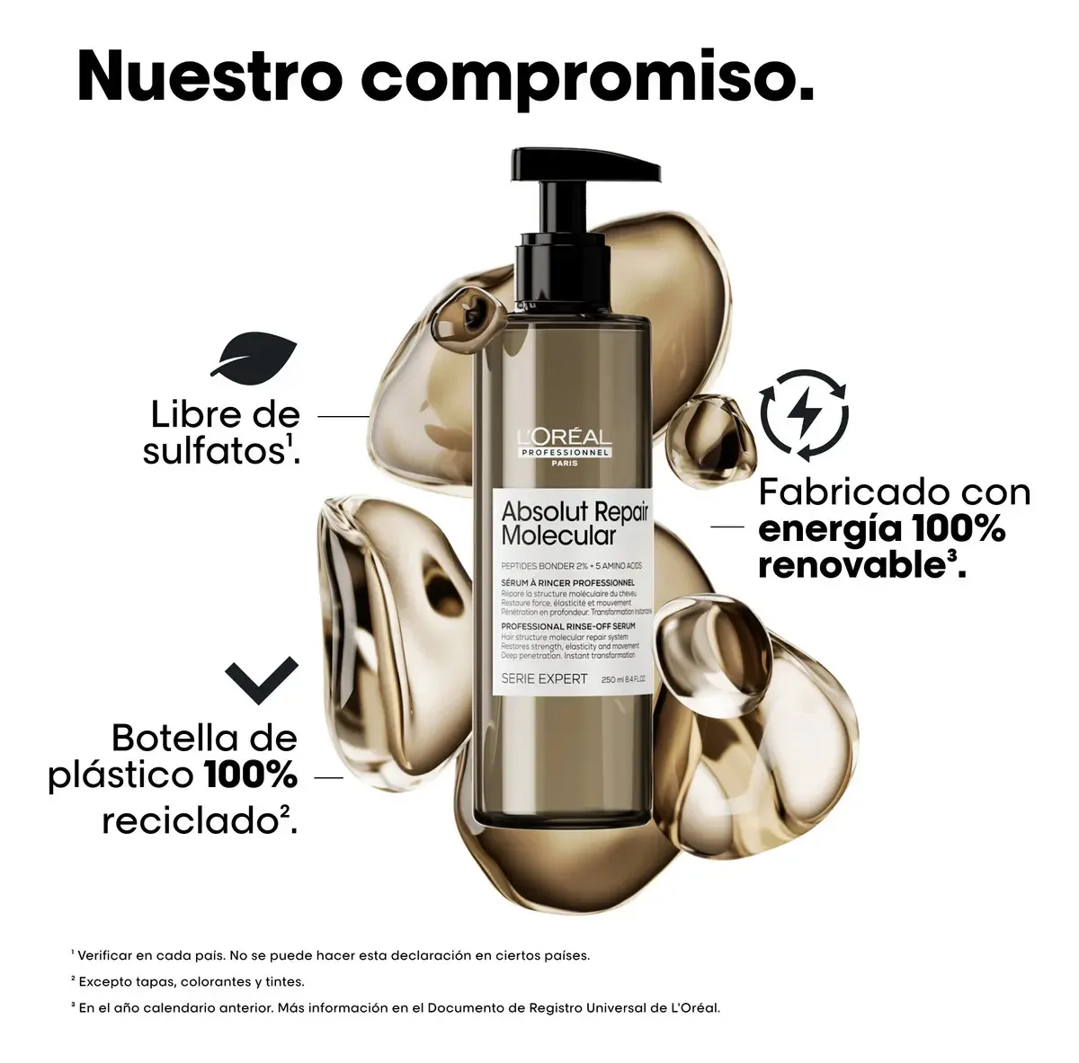 Sérum de Enxágue Absolut Repair Molecular Loreal Pro 250 Ml