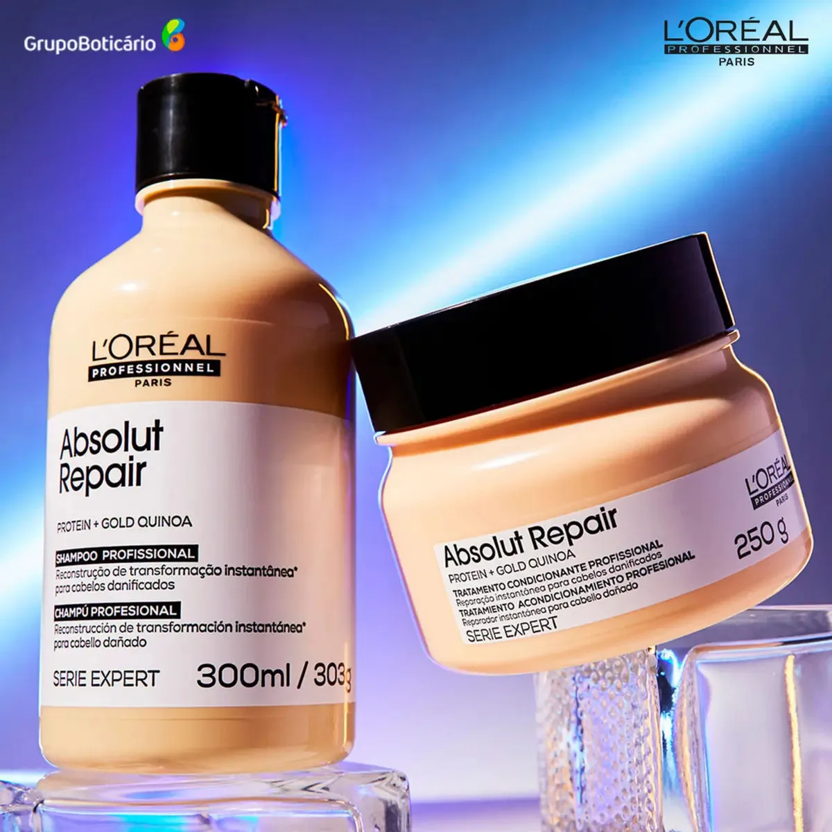 Absolut Repair Gold Quinoa Shampoo 1500ml - Série Expert | L'oréal Professionnel