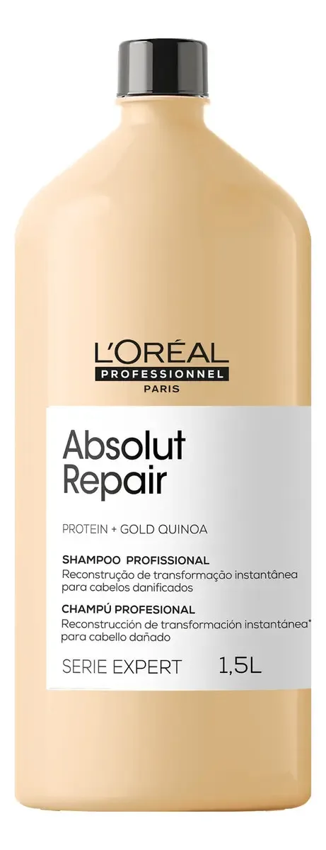 Absolut Repair Gold Quinoa Shampoo 1500ml - Série Expert | L'oréal Professionnel